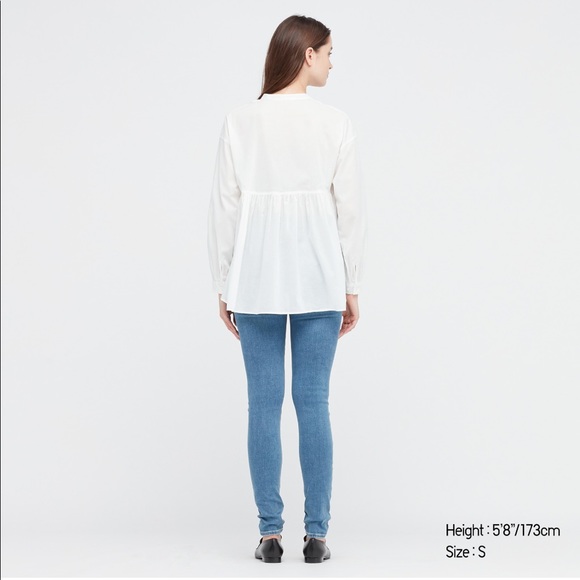 Uniqlo cotton long sleeves blouse - Picture 4 of 7